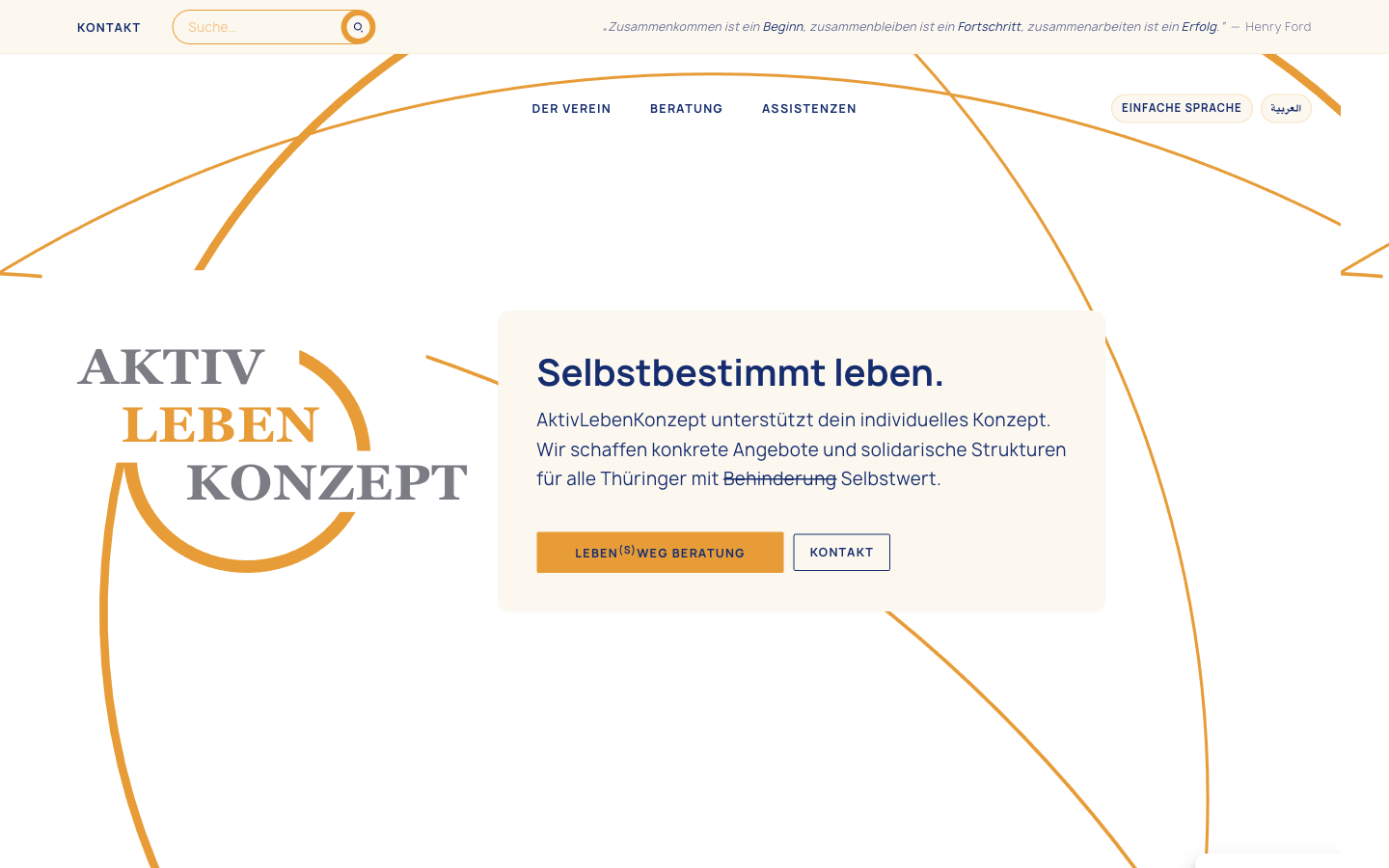 AktivLebenKonzept homepage