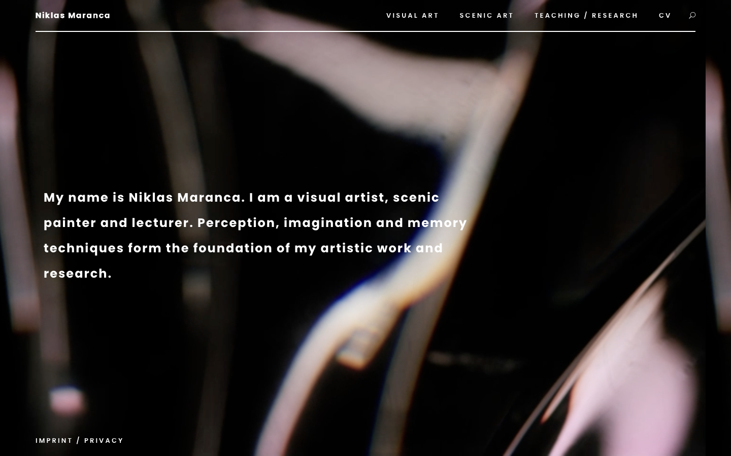 Niklas Maranca homepage